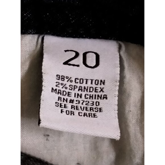 Almost Famous Womens Distressed Acid Wash Jeans Size 20 - Picture 7 of 7